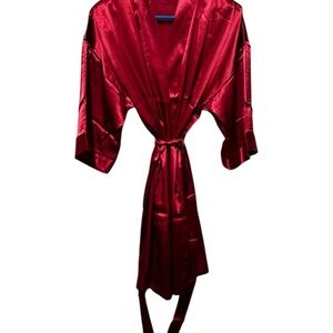 Intimo Luxurious Roseberry Satin Robe
